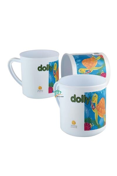 bk&tk design Bardak Plastik Kulplu - Çocuk Piknik Bardağı 3lü