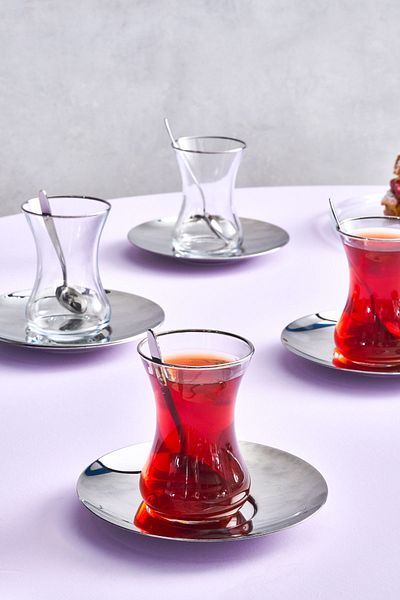 Karaca Niko 18 Piece Tea Set for 6 People