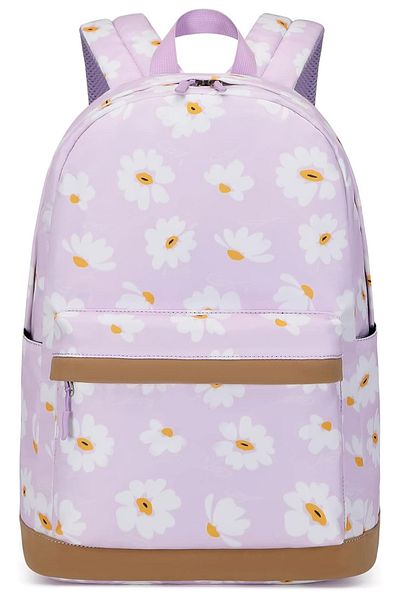 Go Veform 2-piece School Bag Set for Girl - Laptop Compartment, Thermos Lunch Bag, Backpack Lilac O