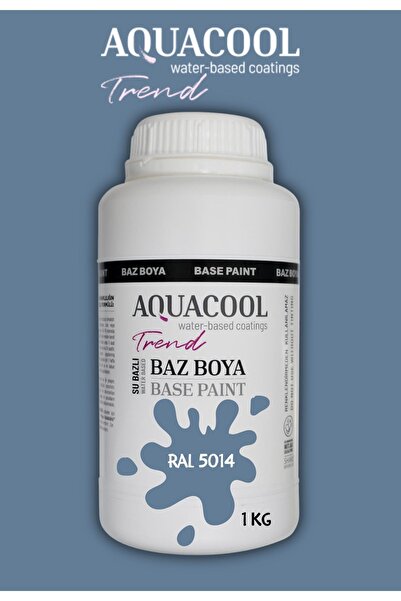 Aquacool Trend Akrilik Hobi Boya 1 Kg Su Bazlı Hibrit Dönüşüm Boyası Ral 5014...