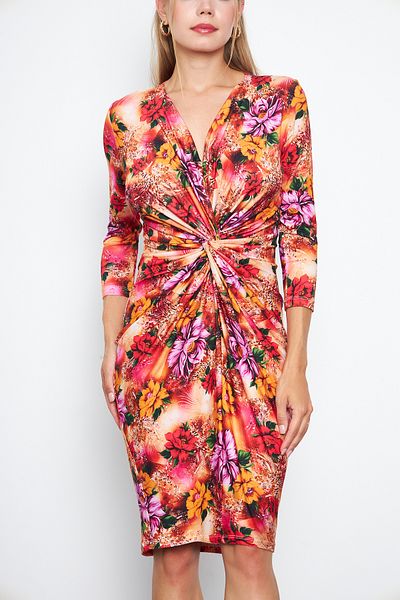 CrazyShopping Rochie mini pentru femei cu imprimeu digital