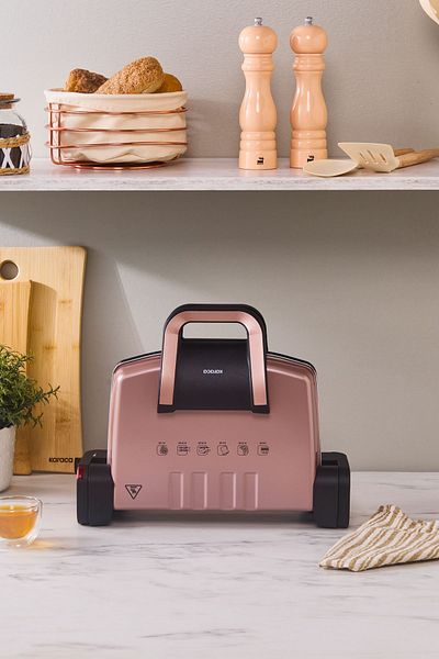 Karaca 1800W Rosegold Toaster - 4 Slices