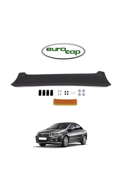 EUROCAP Fiat Linea Ön Kaput Koruma Rüzgarlığı 3mm Akrilik (ABS) Parlak Siyah ...