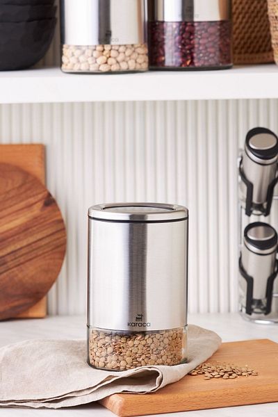 Karaca Walter Inox Storage Container Jar M 690 Ml