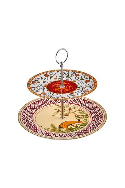 Karaca X Arslantepe Porcelain Layered Cookie Holder