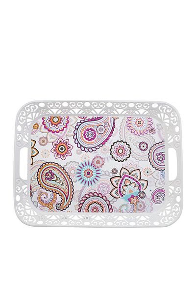 Karaca Bloomy Melamine Rectangular Tray