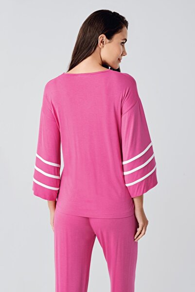 Artış Kadın Kısa Kollu Esnek Viskoz Pijama Takım