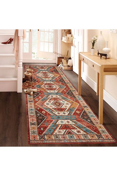 G&C HOME dijital baskılı yıkanabilir,yolluk, salon, mutfak, koridor, ofis