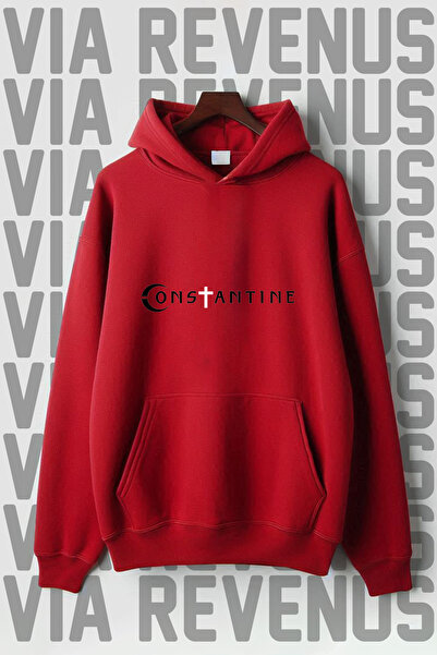 Vordevia Constantine Printed Kangaroo Pocket 3 Thread Raster Oversize Wide Fi...