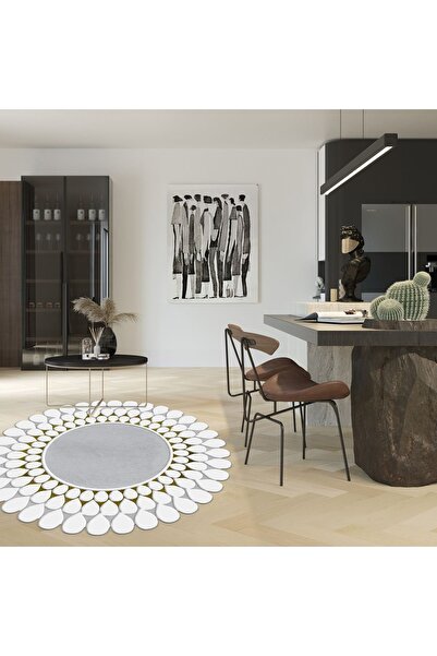 G&C HOME Dijital Baskılı yıkanabilir kaymaz taban leke tutmaz modern ofis yol...