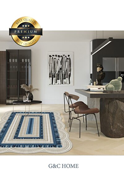G&C HOME ETNİK KOLLEKSİYONU dijital baskılı yıkanabilir salon mutfak koridor ...
