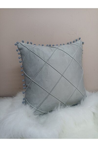 Rüyam Ponponlu Dekoratif Desenli Kırlent Kılıfı