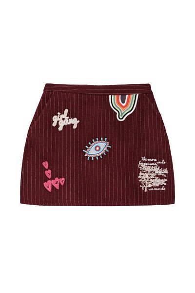 Quzu Embroidered Skirt