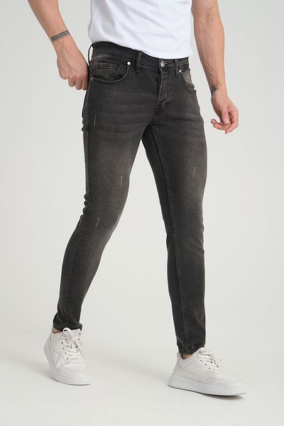 OneZero Smoked Men's Skinny Fit Destroy Pants