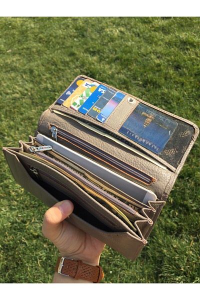DERKON Useful Genuine Leather Mink Women's Wallet