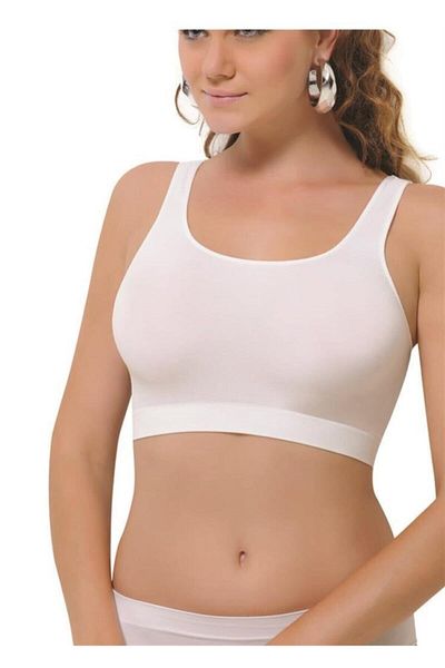 Momslab 2411 Seamless Covered Bustier S-white