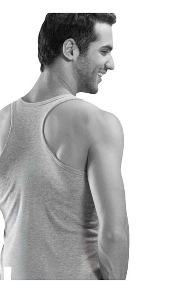 ByDon Ανδρικό αθλητικό - Rib Rombu Tank Top, 100% βαμβάκι