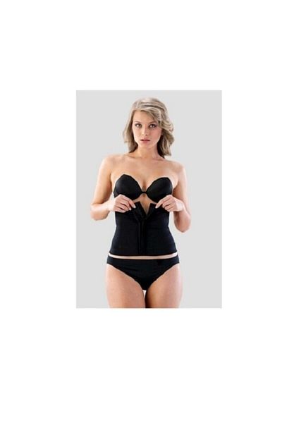bonbonetti chocolate baby&kids Women's Agraphed Waist Corset Black