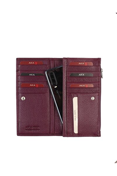 Aka Deri Leather Women's Wallet 462 20