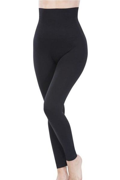 Momslab Women's Black Extra High Waist Corset Leggings