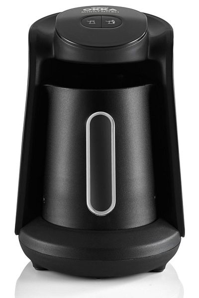 Arzum Okka Minio Milko Turkish Coffee Machine with Milk - Ok0024-k, Chrome 4 Cup Capacity