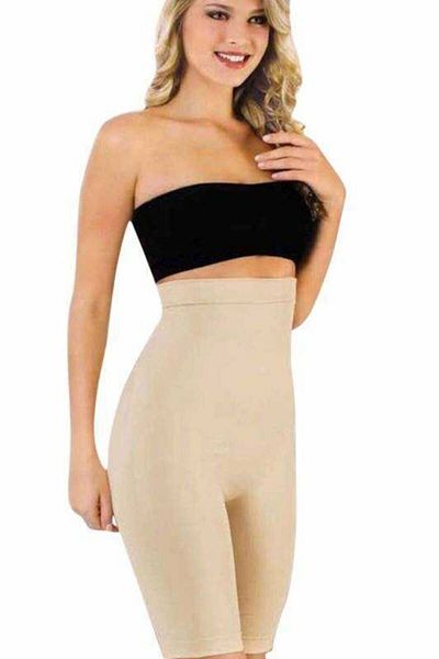 Momslab Women's Nude Long Leg Gathering Corset 2015