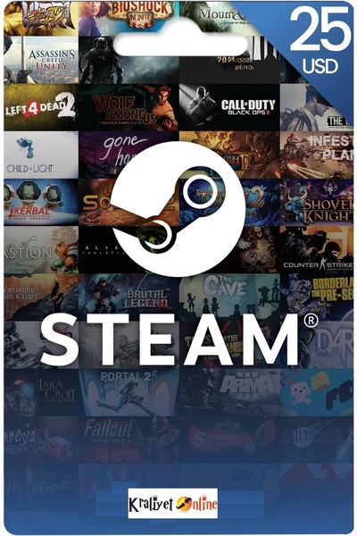 KraliyetOnline Steam 25 USD - Dolar Cüzdan Kodu