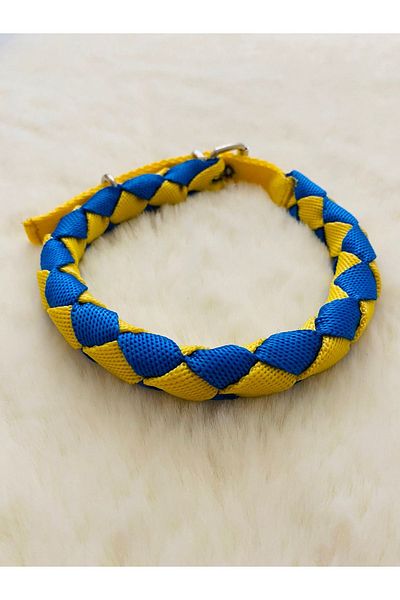 Sürmeli Tasma 50 cm Small and Medium Breed Neck Knitted Design Dog Collar