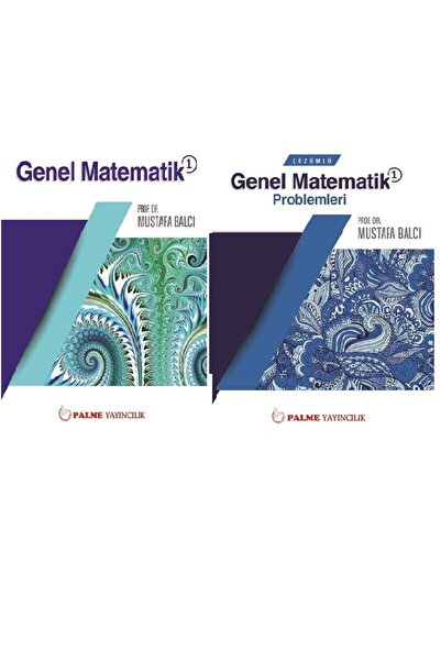 Palme Yayınevi Genel Matematik 1 Çözümlü Genel Matematik Problemleri 1 (2 Kitap) Güncel Baskı