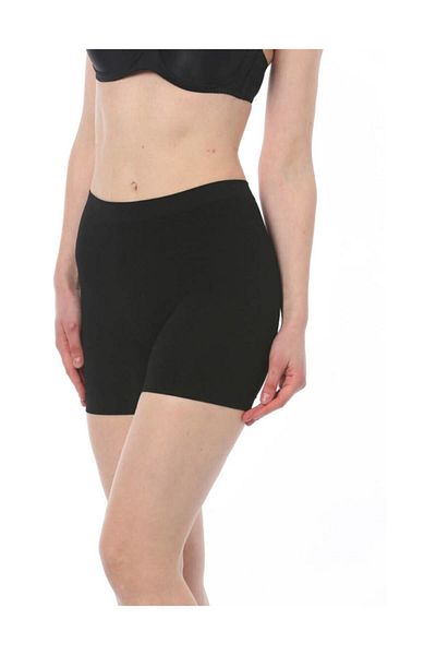 Momslab 2007 Women's Black Taktel Seamless Boxer Shorts High Waist Panties 3 Pieces