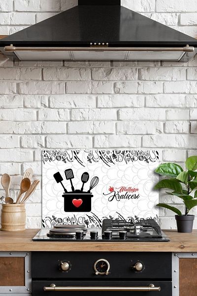 Decovetro 60x52cm Queen Pattern Προστατευτικό Πίσω Κουζίνας