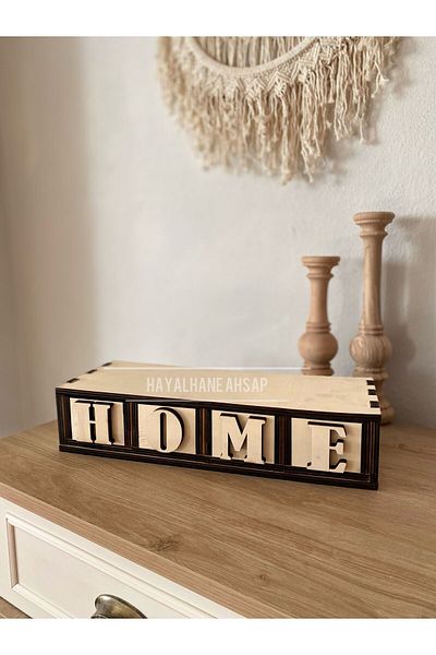 HAYALHANE AHŞAP Organizer with Drawers Home Box