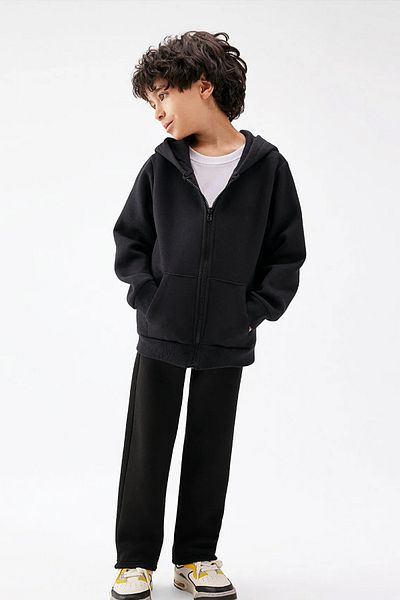 e-çocuk Winter School Sweatshirt - Hooded, Zippered, 3 Thread - 250003