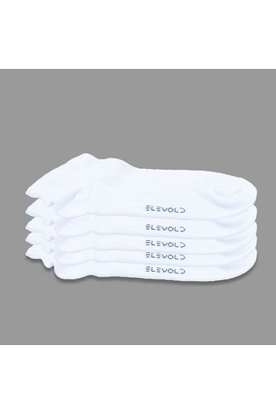 Elevold Men's Bamboo Booties Socks - Premium 5 Pairs, Non-Squeezing Trace, Elastic