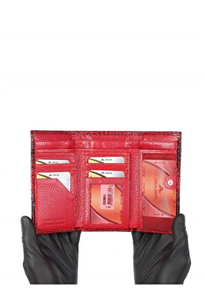 Aka Deri Leather Women's Wallet 423 30