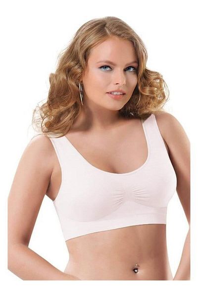 bonbonetti chocolate baby&kids -2411 Seamless Covered Bustier Sports Bra
