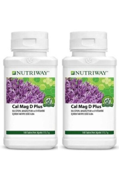 Nutriway Amway Calcium Magnesium D Plus 180 Tablet X 2 Kutu
