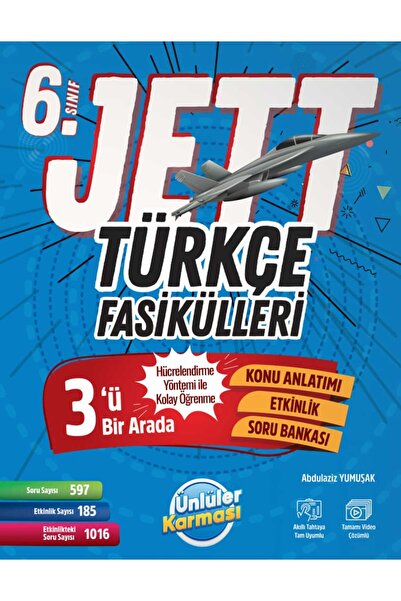 Ünlüler Karması Ünlüler Karması 6. Sınıf Jett Türkçe Fasikülleri 2024 BASIM e...