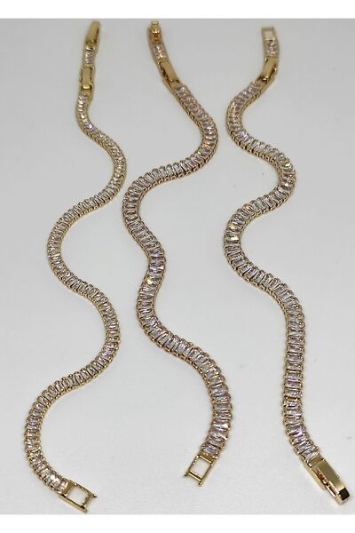 CDdesing سوار باجيت ذهبي مرصع بالأحجار