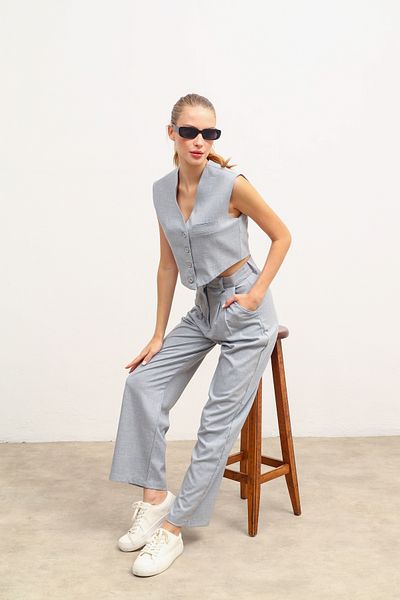 Perryes Women's Vest - Button Detailed