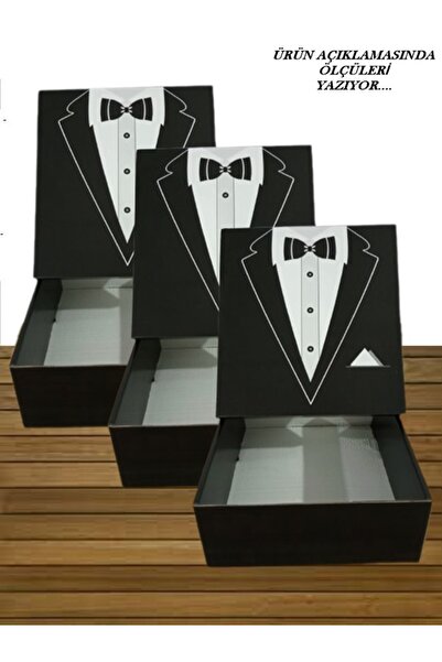 Sandık Dünyası Gelin Damat Sandığı Bohça Kutusu Çeyiz Sandık Kolisi 3lü 0152