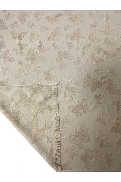 Lucy and Home Πετσέτα θαλάσσης 90x175cm με στάμπα πεταλούδας με κρόσσια