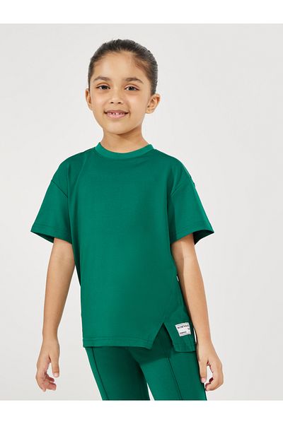 Styli Oversized Drop Shoulder T-Shirt & Flared Leggings Set