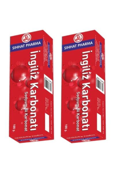 SIHHAT KİMYA Ingiliz Karbonatı 100 gr X 2 Adet