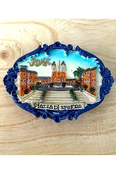 SANAT TACİRİ Piazza Di Spagna Meydanı Magnet Roma Magnet no 8