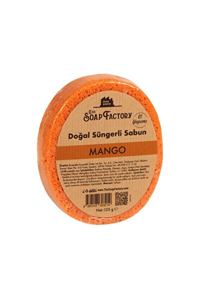 The Soap Factory Doğal Süngerli MANGO Sabunu 125 g - Lüks - Tüm Cilt Tipleri İçin