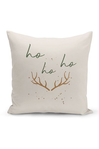 Bertille Home New Year Series Double Sided Digital Printed Throw Pillow Case (Christmas Christmas Cushion Cover)