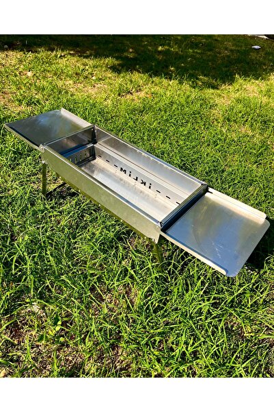 İklim Paslanmaz Kamp mangalı küçük yer kaplamaz 26x58 cm