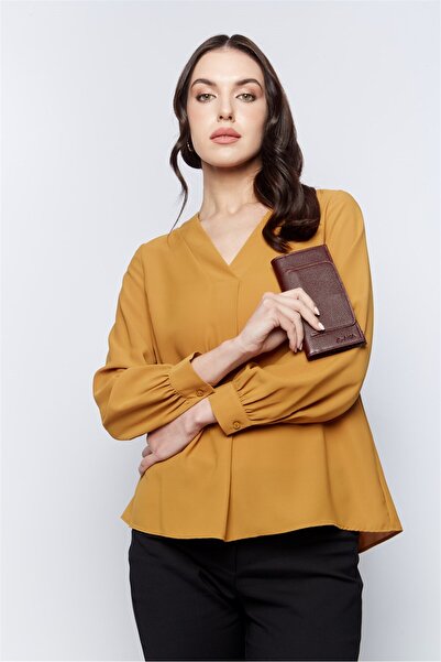 Aka Deri Leather Women's Wallet 462 70