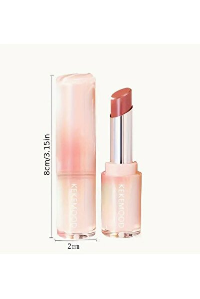 keke mood 1 Pcs Hydrating Creamy Jelly Lipstick - Plump & Lustrous Finish- Yumuşak Kremsi Ruj
